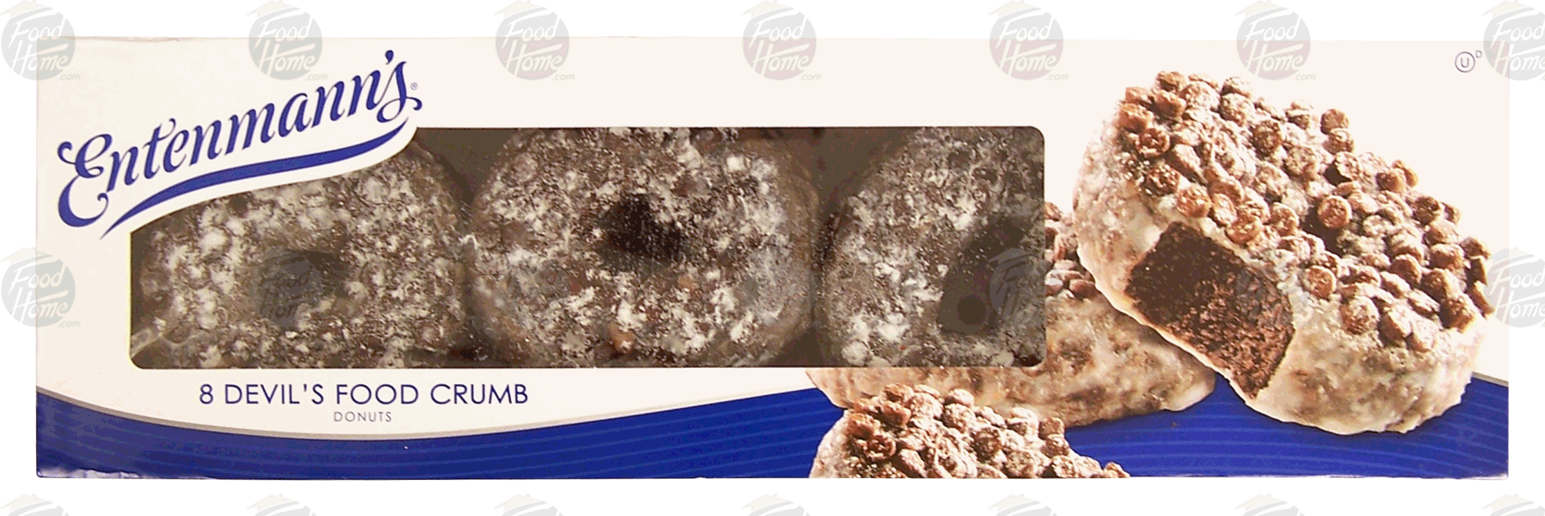 Entenmann's  devil's food crumb donuts, 8 ct Full-Size Picture